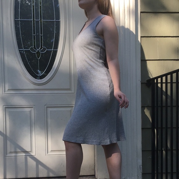 Hard Tails Gray Ribbed Sweater Dress - Picture 2 of 6